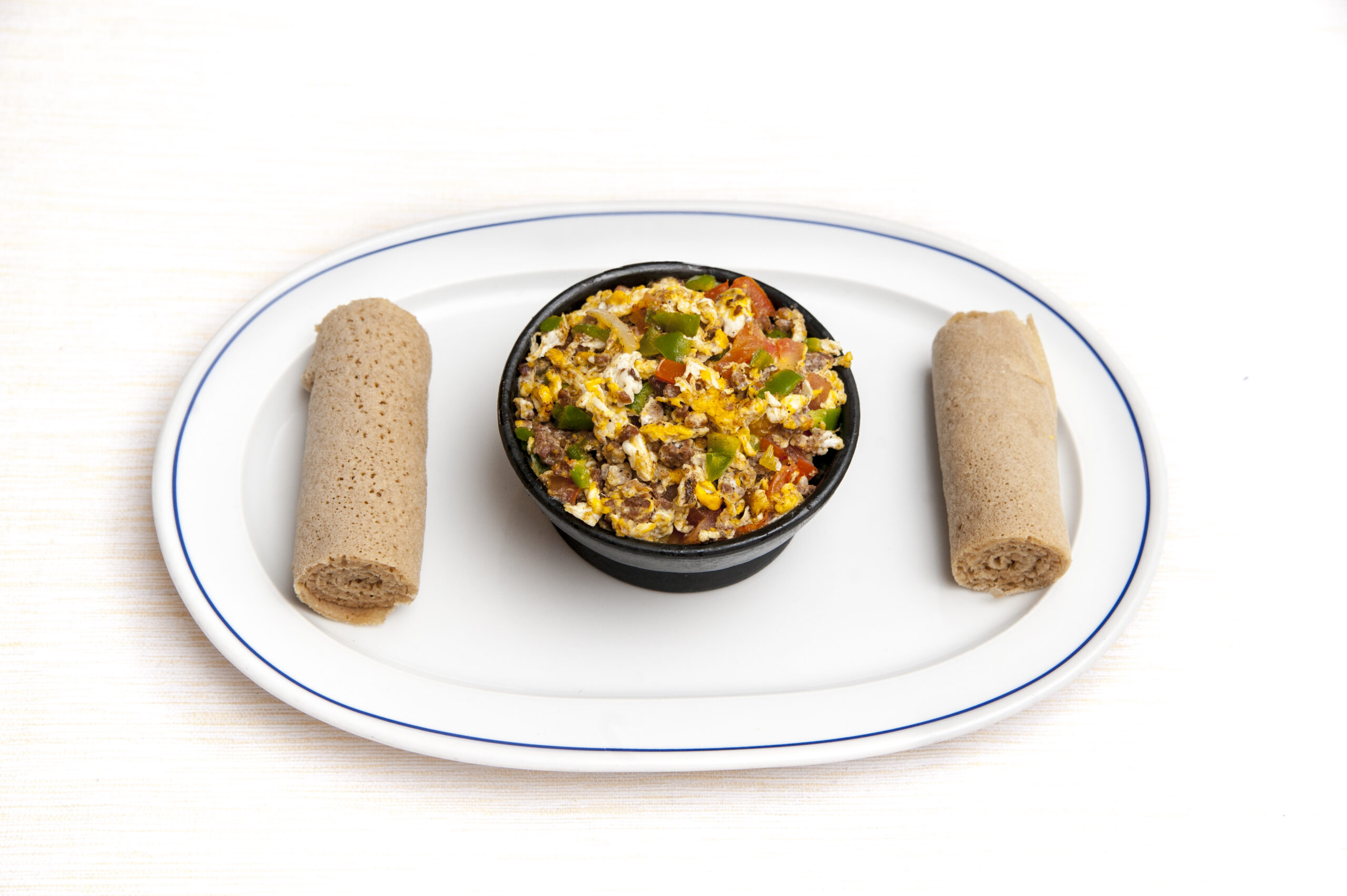 Enqulal Besiga እንቁላል በስጋ